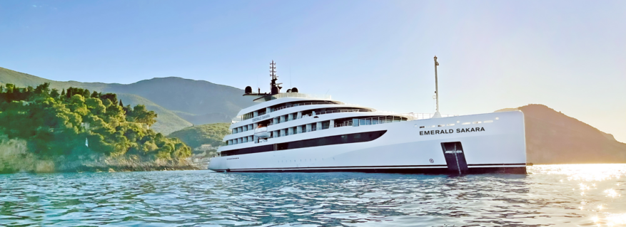 Emerald Sakara Luxury small ship ocean cruising the Mediterranean